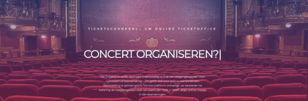 Nieuw evenement laten toevoegen of aan laten passen door TicketsCorner